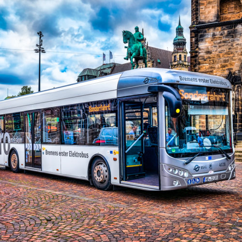 Elektrobus der BSAG